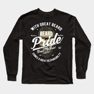 Beard pride Long Sleeve T-Shirt